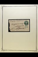 POSTAL HISTORY COLLECTION QV To KGVI Covers And Cards From Various Convention States Including Many Used Postal Statione - Altri & Non Classificati