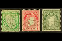 1922-34 COIL STAMPS ½d, 1d Perf 15 X Imperf, And 2d Imperf X Perf 14, SG 71a, 72c And 74a, Fine Cds Used. (3) For More I - Altri & Non Classificati