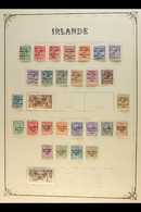 1922-37 Ireland Album Pages Extracted From A Wonderful, Original, Old-time, Multi-volume Collection, Best Stamps Are 192 - Other & Unclassified