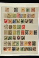 OFFICIALS 1875-1908 All Different Mint Or Used Collection Which Includes 1875 1d (type I) Unused And 25c (type I) Used,  - Other & Unclassified