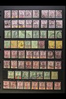 JOHORE 1891-1986 Used Assembly Which Includes 1891-94 Set To 5c, 1896 Coronation Set To 6c, 1896-99 Range To $1, 1904-10 - Other & Unclassified