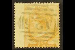 1860 ½d Buff, SG 3, Very Fine Used Wing Margin Copy With Full A25 Cancel. Attractive. For More Images, Please Visit Http - Malta (...-1964)