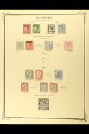 1876-1921 ALL DIFFERENT ORIGINAL COLLECTION On Scott Printed Leaves, Chiefly VERY FINE MINT, Strongly Represented Throug - Montserrat