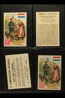 STAMP DESIGNS ON ADVERTISING CARDS A Attractive Group Of Colourful Cards, Produced Around 1908 Depicting Well Known Neth - Other & Unclassified