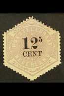 TELEGRAPH 1877-1903 12½c Lilac & Black (NVPH TG4, Michel 4), Fine Mint, Fresh. For More Images, Please Visit Http://www. - Other & Unclassified