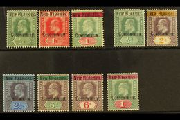 ENGLISH: 1908 Complete Set, SG 1a/9, Fine Mint, The 1s CA Signed Diena. (9) For More Images, Please Visit Http://www.san - Other & Unclassified