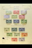 ENGLISH: 1910-80 FINE MINT OR NHM COLLECTION Written Up On Pages, Incl. 1910 Set, 1911 Set, 1921 Set, 1924 Surcharges Se - Sonstige & Ohne Zuordnung