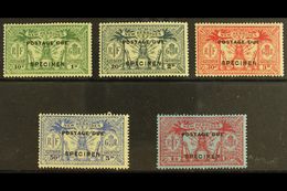 POSTAGE DUES 1925 Overprint Set, Additionally Ovptd £Specimen", SG D1s/5s, Very Fine Mint. (5 Stamps) For More Images, P - Altri & Non Classificati