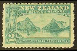 1899 2s Blue Green, Milford Sounds, Variety "on Laid Paper", SG 269a, Very Fine Mint For More Images, Please Visit Http: - Altri & Non Classificati