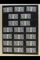 1956 COUNTER COILS COLLECTION A NEVER HINGED MINT COMPLETE COLLECTION Of 4d & 8d, Presented On Hingeless Pages In  (New  - Other & Unclassified