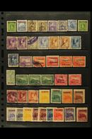 TELEGRAPHS 1892-1912 Mint & Used Collection On Stock Pages, Inc Various 1901 Surcharges Etc. Mostly Good Condition. (43  - Nicaragua