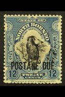 POSTAGE DUE 1918-30 12c Black & Deep Blue, SG D64, Fine Cds Used For More Images, Please Visit Http://www.sandafayre.com - Borneo Del Nord (...-1963)