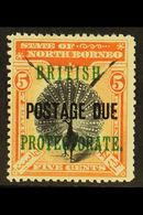 POSTAGE DUES 1902 5c Black And Orange Vermilion, Perf 14½ - 15, SG D41a, Very Fine Mint. For More Images, Please Visit H - Nordborneo (...-1963)
