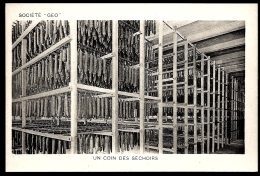 Delcampe - CPA ANCIENNE FRANCE- KREMLIN-BICETRE (94)- SOCIETÉ "GÉO"- UN COIN DES SECHOIRS A SAUCISSONS- TRES GROS PLAN - Kremlin Bicetre