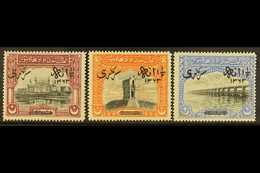 OFFICIAL 1945 (Mar-May) Surcharges Set, SG O11/13, Very Lightly Hinged Mint. (3 Stamps) For More Images, Please Visit Ht - Bahawalpur