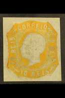 1862 10r Orange, Imperforate, Mi 13, Unused, Four Enormous Margins. For More Images, Please Visit Http://www.sandafayre. - Altri & Non Classificati