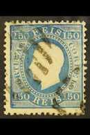 1870 150r Blue, Straight Label, Perf.12½, Mi 43xB, Fine Used. For More Images, Please Visit Http://www.sandafayre.com/it - Other & Unclassified