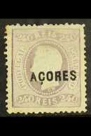 AZORES 1868 240r Pale Lilac, Afinsa 15, Mint, Perf Faults & A Little Dirty, Cat €798 For More Images, Please Visit Http: - Other & Unclassified