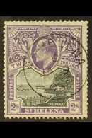 1903 2s Black & Violet, SG 60, Good Cds Used With Some Blunted Perforations (1 Stamp) For More Images, Please Visit Http - Isola Di Sant'Elena