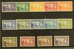 1938-44 KGVI Defins Complete Set, SG 131/40, Very Fine Mint (14). For More Images, Please Visit Http://www.sandafayre.co - St. Helena