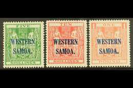 1945-46 5s, 10s And £1 Arms SG 208/210, Fine Never Hinged Mint. (3) For More Images, Please Visit Http://www.sandafayre. - Samoa (Staat)