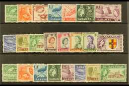 1955-65 DEFINITIVE SETS. Includes 1955-59 Definitive Set, SG 188/202 & 1964-65 New Watermark Set, SG 204/211, Never Hing - Sarawak (...-1963)