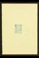 1918 IMPERF DIE PROOF For The King Petar And Prince Alexander "Double Head" Design, As SG 194/226, With Solid Blank Valu - Serbia