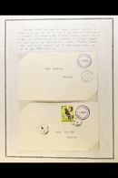 "POSTAGE PREPAID" COVERS Two 1969 Local Covers Each Showing Fine "Seychelles / 10 Cents / Postage Prepaid" Circular Cach - Seychelles (...-1976)