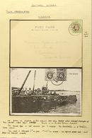 LACAYA - MYSTERY CARD 1905 Ppc Of The Wharf Franked Ed VII ½d, 1d And 2½d To France Tied By Lucaya 22 Sept 1905 Single R - Nigeria (...-1960)