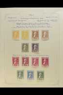 1930 Goya Postage And Air Sets Complete Incl Express, SG 553/E583, Very Fine Mint, Includes Some Additional Shade Varian - Altri & Non Classificati