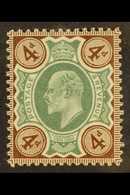 1902-10 4d Green & Chocolate Brown, SG 236, Never Hinged Mint For More Images, Please Visit Http://www.sandafayre.com/it - Unclassified