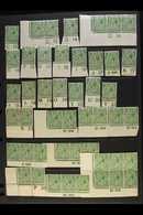 1911-1926 KGV DEFINITIVE FINE MINT CONTROLS A Substantial And Valuable Hoard On Stockcards And Stockleaves, Mainly Contr - Non Classificati