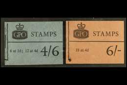 BOOKLETS 1966-68. 4s6d Wilding (Jan 66) SG L62p & 6s Machin (Feb 68) SG QP33, Both Very Fine & Complete (2 Booklets) For - Altri & Non Classificati