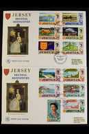 JERSEY 1943-94 Covers Collection In An Album, Mostly Illustrated Unaddressed Or Addressed Commem Or Defin Types, With So - Altri & Non Classificati