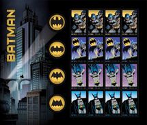 VERINIGTE STAATEN USA 2014 BATMANS AND SIGNALS SHEET OF 20V SC SH4928-35 MI B5112-22 YV F4749-56 - Sheets