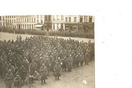 ROESELAERE    DUITSE FOTOKAART  OP FOTOPAPIER   GEVANGENE    WO I - Roeselare