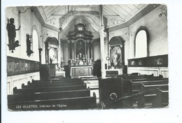 Les Villettes Intérieur De L'Eglise Lierneux ( Pliure !!! ) - Lierneux