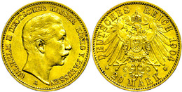 315 20 Mark, 1904, Wilhelm II., Ss., Katalog: J. 252 Ss - Sonstige & Ohne Zuordnung