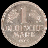 389 1 Mark, 1966, Prägebuchstabe G, PP., Katalog: J. 385 PP - Other & Unclassified