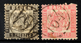 988 "164" (Einring) - BAHNPOST, Je Zentrisch Klar Auf 1 Kr. Schwarz (Mängel + Rep.) Und 3 Kr. Rosa (helle Stelle), Katal - Other & Unclassified