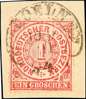 3193 "COELN  10  9 71" (mit Posthorn), Klar Auf 1 Gramm NDP Auf Prachtbriefstück, Gepr. Spalink BPP, Spalink-Nr 4-6 N 2  - Other & Unclassified