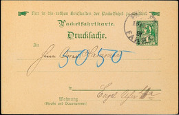 3219 BERLIN PACKETFAHRT, Drucksachen-GS-Postkarte 1 Pfg Mit Rückseitigem Zudruck "Internationaler Postwertzeichen-Händle - Other & Unclassified