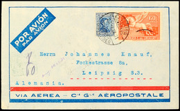 4645 URUGUAY 1931, Luftpostbrief Mit MiNr. 357 U. 433 über Paris Nach Leipzig  BF - Other & Unclassified