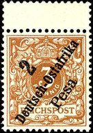 5184 2 Pesa Auf 3 Pf Lebhaftbraunocker Tadellos Postfrisch, Fotobefund Dr. Hartung: "einwandfrei", Mi. 500.-, Katalog: 6 - German East Africa