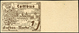 7713 1,50 RM Ungezähnt Vom Rechten Bogenrand, Tadellos Postfrisch, Seltene Marke!, Gepr. Zierer BPP, Katalog: 21wU ** - Cottbus