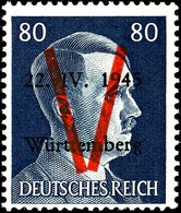 7990 60 U. 80 Pfg. Hitler, Postfrisch, Signiert, Mi. 200.-, Katalog: AXII/BXII ** - Other & Unclassified