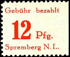 7993 3 - 12 Pfg. Postfrisch Komplett, Mi. 180.-, Katalog: 1/6 ** - Spremberg