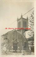 251669-California, Santa Barbara, RPPC, 1925 Earthquake Damage, Churh Of Our Lady Of Sorrow, Photo - Santa Barbara