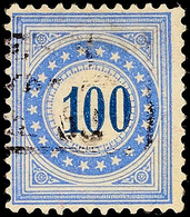 10398 100 C., Faserpapier, Zart Gestempelt, Tadellos, Fotoattest Von Der Weid, Mi. 450.-, Katalog: 13N O - Postage Due