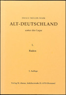 10591 Müller-Mark, Ewald: Altdeutschland Unter Der Lupe Teil 1 Baden, 5. Auflage, Gute Gebrauchte Erhaltung - Other & Unclassified